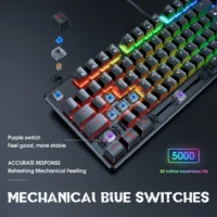 3d29de3d11420ea9da6f2bcd54930923.webp ONIKUMA G27 Chroma RGB Professional Blue Switch Mechanical Gaming Keyboard 104-Key Full Number Pad Keyboard Gaming
