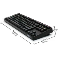 8459df3d557f9d43615bfb4f57d4aeda.webp RK ROYAL KLUDGE Sink87G Wireless TKL Mechanical Gaming Keyboard, No Numpad Compact 2.4G RGB Wireless Keyboard with Tacti