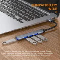 H306a4a5b30f946e28fb1820c08a886b0y.webp USB Type C HUB 3.0 3.1 4 Port Multi USB Splitter Adapter OTG For HUAWEI Xiaomi Lenovo Macbook PC Computer Accessories