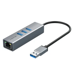 He8845a6342244684b92f9be954e5d1148.webp CABLETIME USB 3.0 Gigabit Ethernet Adapter RJ45 1000Mbps Network Card with 3-Port USB Hub for MacBook And Laptop Computers