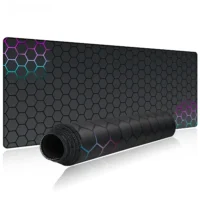 S0c28b5f7dde14bf4acbfb619379303cdq.webp Geometry Gaming Mouse Pad Large with Stitched Edge Non-Slip Rubber Base Extended Desk Mat XXL Office Computer Keyboard Mousepad