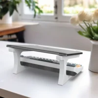 S248ba62e290344638be37f88cd78f32b3.webp Ergonomic laptop stand with keyboard stand - portable desktop lift, suitable for MacBook, PC, tablet - sturdy