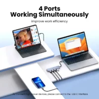 S2973ffaadf254415acc8afa8b6ba1918s.webp UGREEN USB C Hub 4 Ports USB Type C to USB 3.0 Hub Splitter Adapter for MacBook Pro iPad Pro Samsung Galaxy Note 10 S10 USB Hub