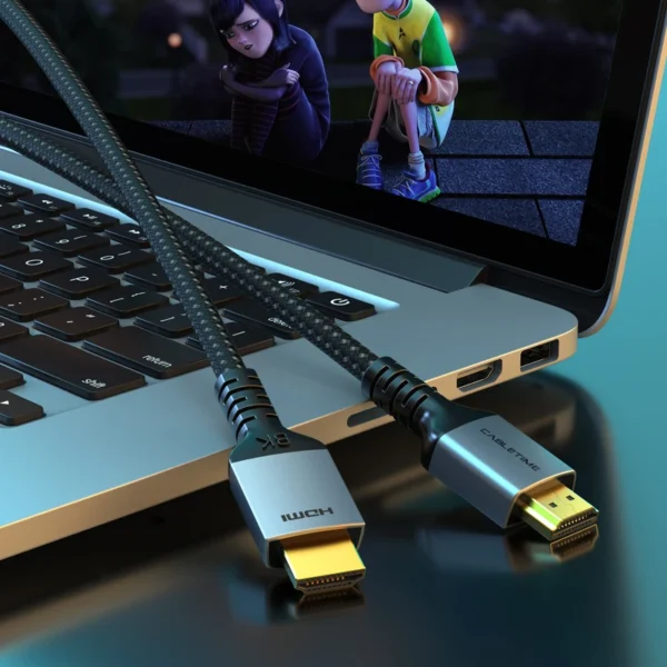 S3919a1d312c5494ab38902948ed15d4c5.webp CABLETIME HDMI2.1 Cable Ultra High-speed 8K 60Hz 4K 120Hz 48Gbps for PS5 PS4 8K 2.1 4K 2.0 HDMI-Compatible Splitter Cables