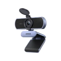 UGREEN 2K Webcam with Microphone, Full HD USB Web Camera, Adjustable FOV, Auto Light Correction, Video Webcam for Streaming