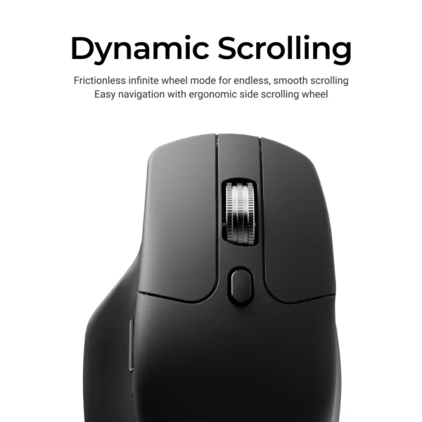 Keychron M6 Wireless Mouse All Silent Micro Switch PixArt 3950 Sensor 8K Polling Rate Dual Scrolling Modes