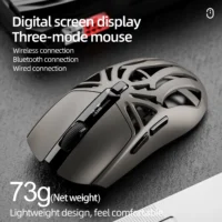 SmailWolf RS8 Bluetooth wireless 2.4g gaming mouse triple-mode lightweight e-sports gaming 1K return rate 10000DPI computer