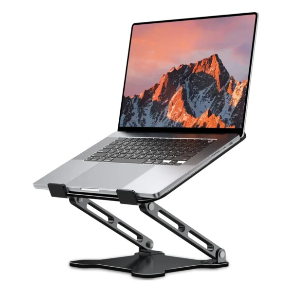 S9c8a108dfbf74803bed3415d8f20c1ef2.webp Phone Tablet Stand Adjustable Aluminum Alloy laptop Tablet up to 17 "Laptop Portable Folding stand Cooling stand support