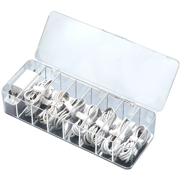 S9d3035509cfc4d5da3e7f85406d7f0a19.webp Dust-proof storage cable , desktop data box, mobile phone charging cable and power cord organizer