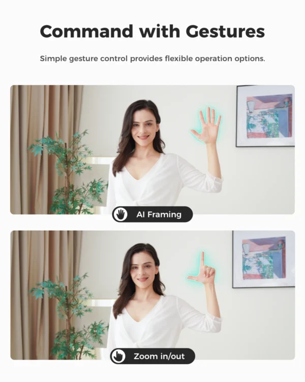 Sbdc6b9fef0ee4907bd8c39cd243647b2Y.webp OBSBOT Meet SE 1080P 100FPS Webcam for PC, AI Framing Streaming Camera with 1/2.8" Sensor, Beauty Mode, Gesture Control, HDR