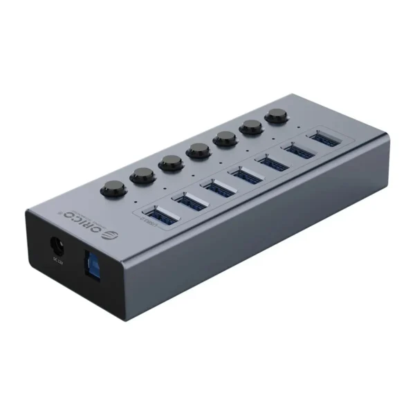 ORICO Powered USB Hub Splitter Socket with Multi USB 3.0 Port Slot Plug On-Off Key Switch Dock Power Strip Adapter for PC Laptop