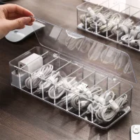 Sc2a77c2161da4526a8755227b545de23O.webp Dust-proof storage cable , desktop data box, mobile phone charging cable and power cord organizer