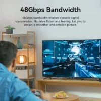 Sd4e222bdc9824076b828693dcfec1aecR.webp Vention 8K HDMI Extender 4K HDMI Female to Female Connector 8K60Hz HDMI 2.1 Coupler Extension Adapter for PS4 HDTV Roku Stick PC