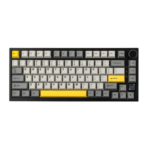 Sf557c5e796684d6f86583672b9019e0cZ.webp Ajazz AK820 Pro 75% Gasket-mounted Bluetooth 5.1/2.4G Wireless/Wired Mechanical Keyboard with TFT Screen for Mac/Win