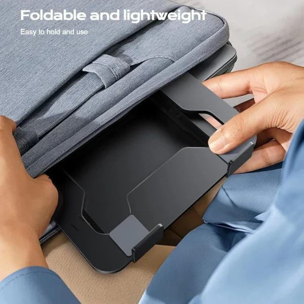 Sfbeb65b8516a4429856c1a5a820ad2b6H.webp Phone Tablet Stand Adjustable Aluminum Alloy laptop Tablet up to 17 "Laptop Portable Folding stand Cooling stand support