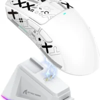 Attack Shark X11 PAW3311 Wireless Bluetooth Mouse, 2.4G 400IPS RGB PC Gaming Mouse