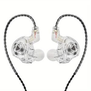 14c757dd-6878-4871-b20b-6dd3b25f0cf3.jpg Resin Dynamic In-Ear Monitor Earphones with Detachable Cable & 3.5mm L-Shaped Plug QKZ ENZO PRO