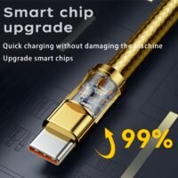 6A High-Power USB-A Charging Cable with Type-C or Micro USB Connector Options