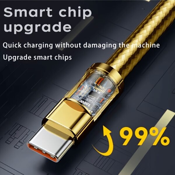 6A High-Power USB-A Charging Cable with Type-C or Micro USB Connector Options