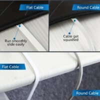 Flat RJ45 Cat6 High-Speed Ethernet Network Patch Cable