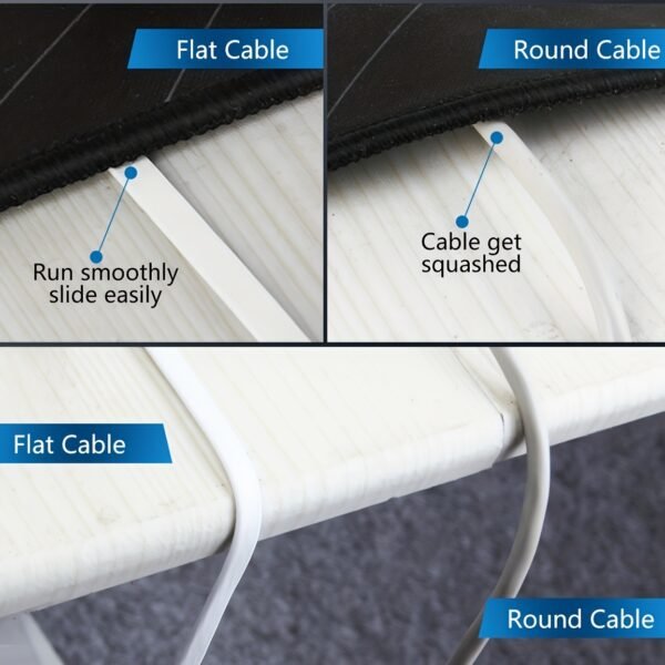 Flat RJ45 Cat6 High-Speed Ethernet Network Patch Cable