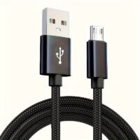 Nylon-Braided Micro USB Fast-Charging & Data Cable for Android Devices