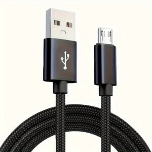 64911576b38764b4fe686000771b9982.jpg Nylon-Braided Micro USB Fast-Charging & Data Cable for Android Devices