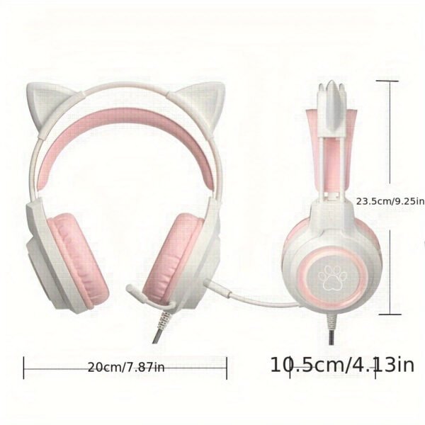 7e4ac5da-3b97-11ef-b768-0a580a6610a4.jpg Cute Cat-Ear Wired Over-Ear Gaming Headset with Built-In Microphone SY-G35