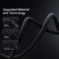 Nylon-Braided Micro USB Fast-Charging & Data Cable for Android Devices