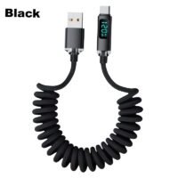 Dual-Function USB-A to USB-C Fast-Charging & Data Cable for Smartphones and Tablets