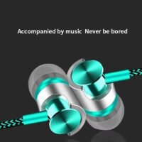 HiFi Stereo Sports In-Ear Earphones with Noise-Cancelling Design & 3.5mm Plug