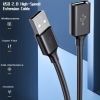 dc91b8ef83a87480ee7e862bd53a07e2.jpg High-Speed USB 2.0 Male-to-Female Extension Cable for Smart TV, PS4, Xbox One & SSD