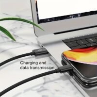 Nylon-Braided Micro USB Fast-Charging & Data Cable for Android Devices