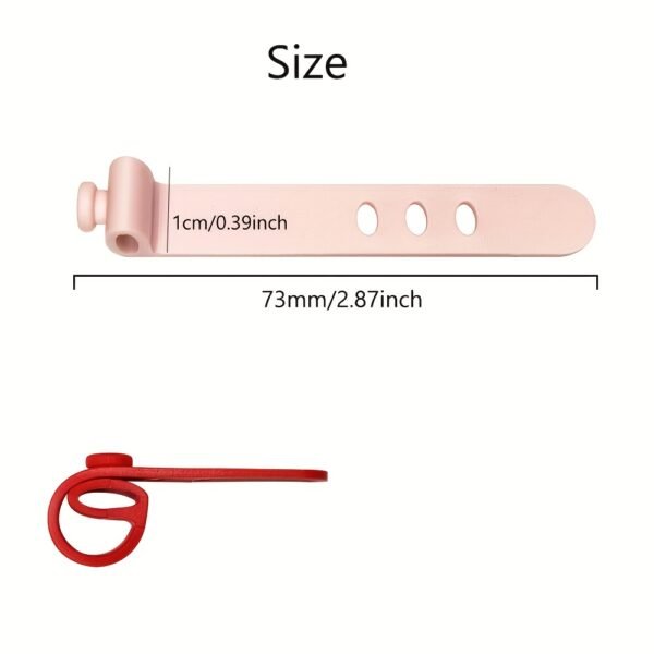 e96a0cf694b2cbf4bf689a7be1dd46ef.jpg Reusable Silicone Wire Organizer Strap in Random Colour